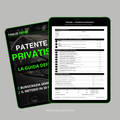 PATENTE DA PRIVATISTA - GUIDA COMPLETA + TRACKER STAMPABILE