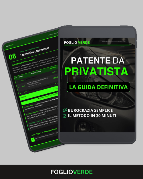 PATENTE DA PRIVATISTA - LA GUIDA DEFINITIVA